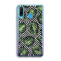 Geometrische jungle: Huawei P30 Lite Transparant Hoesje