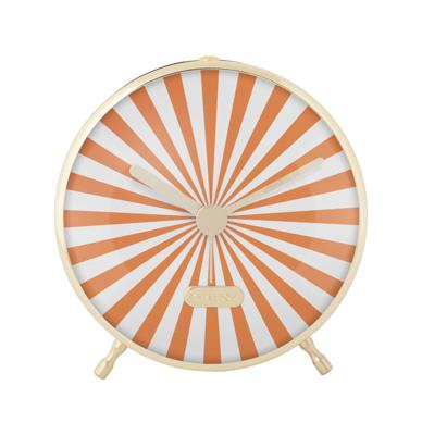 Alarm Clock Candy Swirl Helder Oranje en Wit