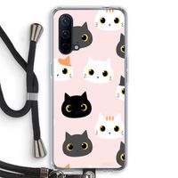 Katten: OnePlus Nord CE 5G Transparant Hoesje met koord