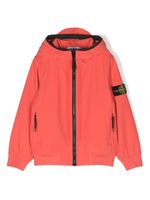 Stone Island Junior veste légère à capuche - Orange