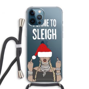 Came To Sleigh: iPhone 12 Pro Max Transparant Hoesje met koord