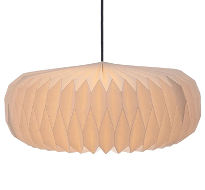 Witte hanglamp papier Nordlux Belloy 45 Retro