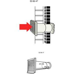 Wallair N37825 Ontluchtingskanaal (Ø) 12.5 cm