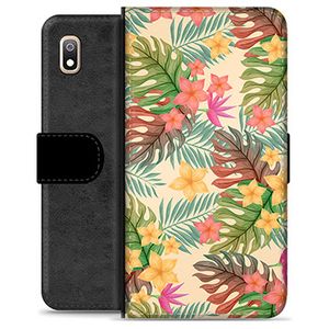 Samsung Galaxy A10 Premium Wallet Hoesje - Roze Bloemen