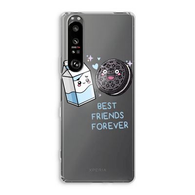 Best Friend Forever: Sony Xperia 1 III Transparant Hoesje