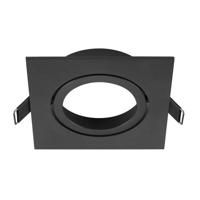 SLV InbouwringNew Tria 95 vierkant zwart - zonder fitting - 1007446