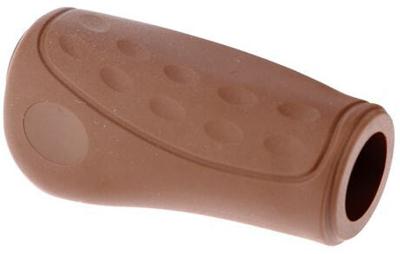 Westphal Handvat #436 ellipsis softgrip 92mm/ø23mm - bruin (1 stuk)