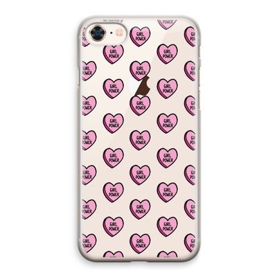 GIRL POWER: iPhone 8 Transparant Hoesje