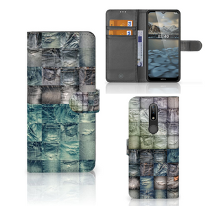 Wallet Case met Pasjes Nokia 2.4 Spijkerbroeken