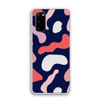 Memphis Shapes Pink: Samsung Galaxy S20 Transparant Hoesje