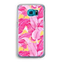 Pink Banana: Samsung Galaxy S6 Transparant Hoesje