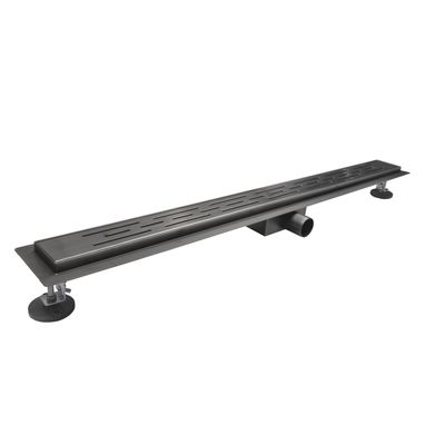 Douchegoot Aqua Splash Colorato Compleet 100 cm Geborsteld Gunmetal Aqua Splash Douchegoot Aqua Splash Colorato Compleet 100 cm Geborsteld Gunmetal Aqua Splash