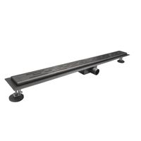 Douchegoot Aqua Splash Colorato Compleet 100 cm Geborsteld Gunmetal Aqua Splash - thumbnail