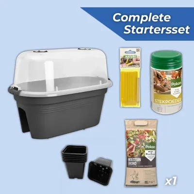Startersset kweken Kweektafel gb balkon l55cm liv black