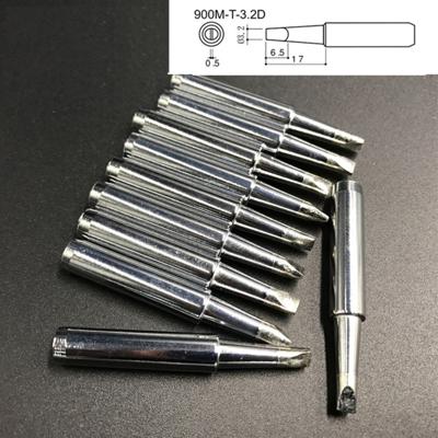 10 stuks 900M-T-3.2D grote D Type loodvrij elektrische soldeerbout Tips lassen