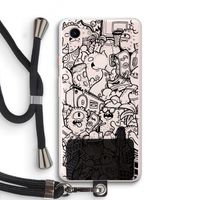 Vexx Black City : Pixel 3 XL Transparant Hoesje met koord