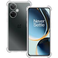 Basey OnePlus Nord CE 3 Lite Hoesje Siliconen Shock Proof Hoes Case Cover - Transparant - thumbnail