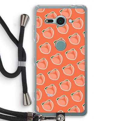 Just peachy: Sony Xperia XZ2 Compact Transparant Hoesje met koord