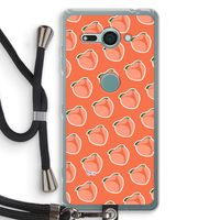 Just peachy: Sony Xperia XZ2 Compact Transparant Hoesje met koord