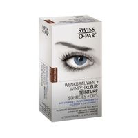 Swiss o-Par Wenkbrauw en wimperkleur bruin (1 Set)