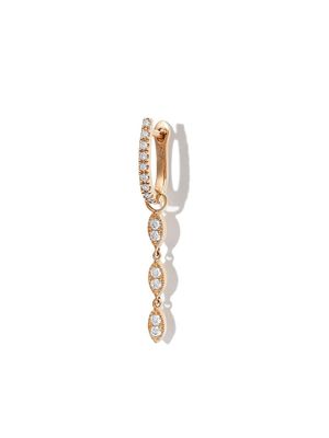 Kimaï boucle d'oreille pendante en or 18ct pavée de diamants
