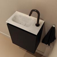 Toiletmeubel Mondiaz Ture Dlux | 40 cm | Meubelkleur Urban | Eden wastafel Opalo Links | 1 kraangat