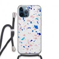 Terrazzo N°6: iPhone 13 Pro Max Transparant Hoesje met koord