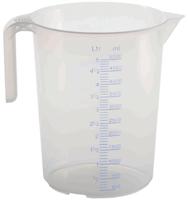 Südpfalzwerkstatt Measuring cup 2 scales 5l transparent, stackable