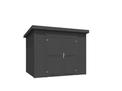 Blokhut Mila 250x200 Carbon Grey - Outdoor life