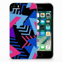 Apple iPhone SE | 5S | TPU Hoesje | Funky Triangle
