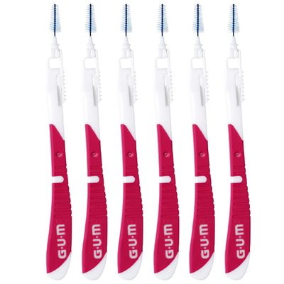 GUM Bi-Direction Interdentale Ragers 1.2 mm roze - 6 stuks