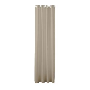 Kant en Klaar Isolerend en Verduisterend gordijn met ring - Beige