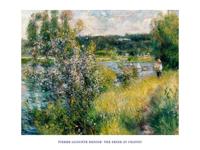 Kunstdruk Auguste Renoir - The Seine at Chatou 80x60cm Kunstdruk Auguste Renoir - The Seine at Chatou 80x60cm