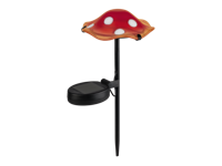 LIVARNO home Solar LED-paddenstoel (Stippen/rood)
