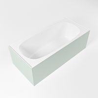 Vrijstaand bad Mondiaz Freeze | 180x85 cm | Solid surface | Ovaal | Greey - Talc Vrijstaand bad Mondiaz Freeze | 180x85 cm | Solid surface | Ovaal | Greey - Talc