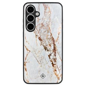 Samsung Galaxy S24 FE hoesje - Marmer goud