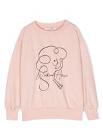 Weekend House Kids. t-shirt en coton à imprimé graphique - Rose