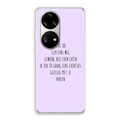 GSM: Huawei P50 Pro Transparant Hoesje