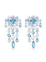 Swarovski boucles d'oreilles Gema à clip - Bleu