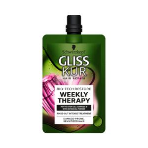 Schwarzkopf Gliss Kur Bio-Tech Weekly Therapy Haarmasker - 50 ml