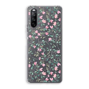 Sierlijke bloemen: Sony Xperia 10 III Transparant Hoesje
