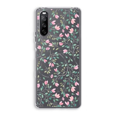 Sierlijke bloemen: Sony Xperia 10 III Transparant Hoesje