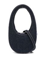 Coperni mini sac cabas Swipe en jean - Bleu