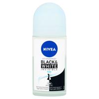 Nivea Deodorant roller invisible black & white pure 50 Milliliter