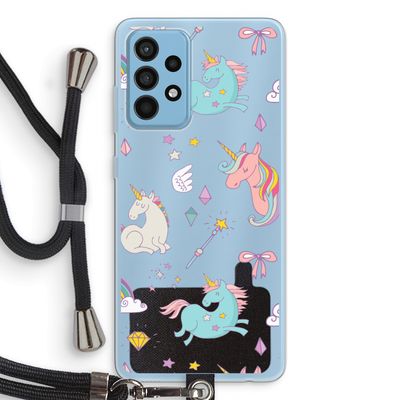 Fantasiewereld: Samsung Galaxy A52 Transparant Hoesje met koord