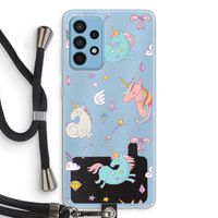 Fantasiewereld: Samsung Galaxy A52 Transparant Hoesje met koord