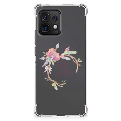 Motorola Edge 40 Pro Stevig | Bumper Hoesje | Boho Text