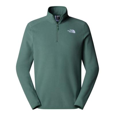 The North Face 100 Glacier 1/4 Zip Fleece Heren Duck Green M