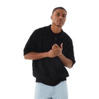 HUF Monogram Jacquard Zip Casual T-shirt Heren L