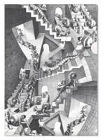 L-mapje A4 formaat: House of Stairs, M.C. Escher L-mapje A4 formaat: House of Stairs, M.C. Escher